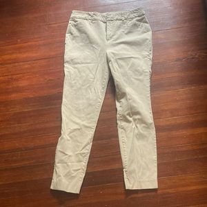 Old Navy Khaki Pixie Chino High Rise Pants